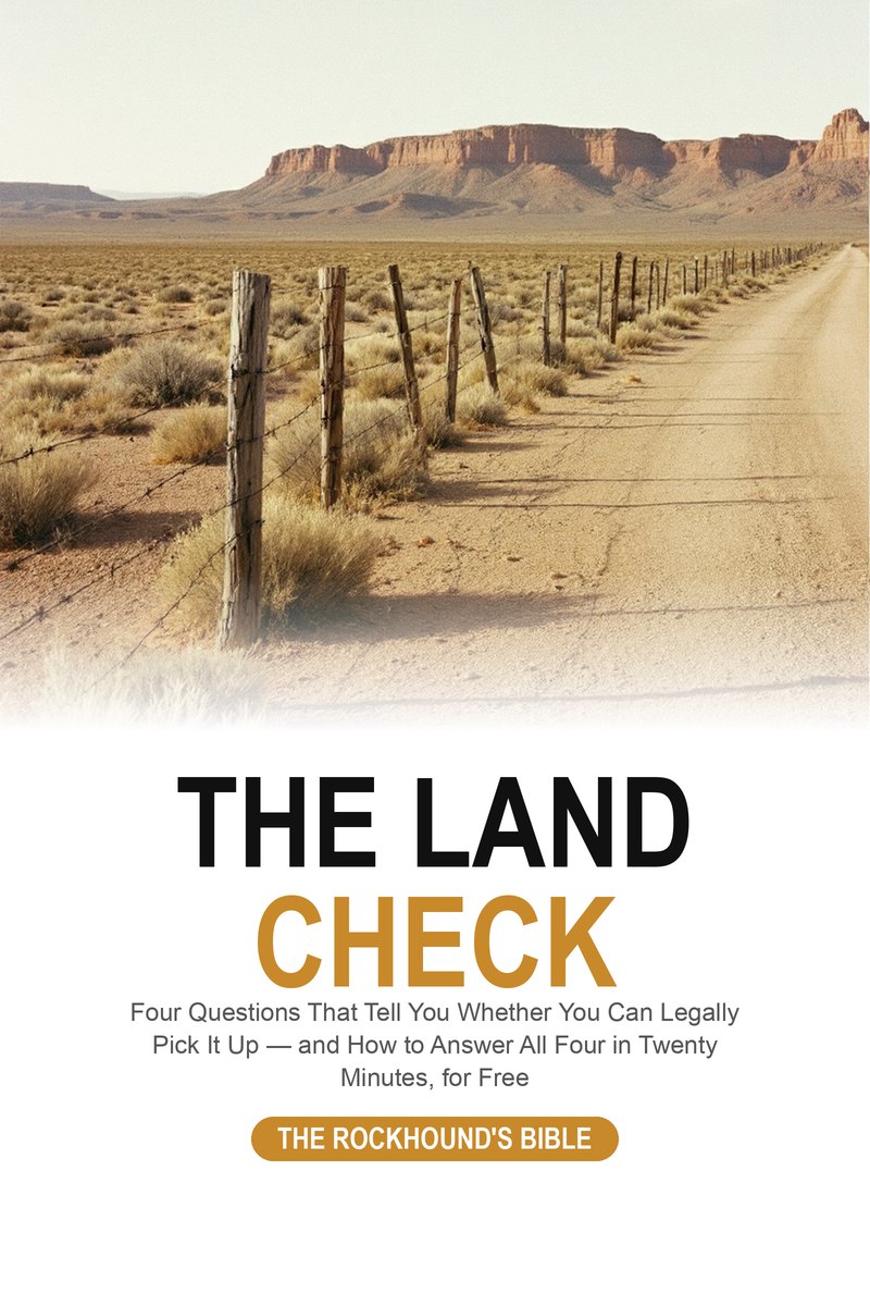 The Land Check — four questions that tell you whether you can legally pick it up